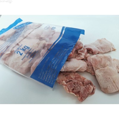 C43B-2 泰國無激素雞上脾扒(2kg/包，約90~110g/塊，約20塊/包)網購原價H$148.00/包，會員價HK$133.00/包